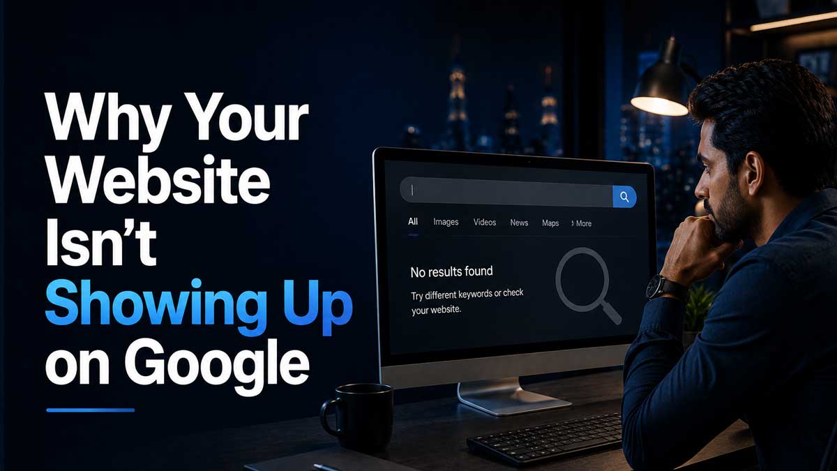 Why Your Website Isn't Showing Up on Google