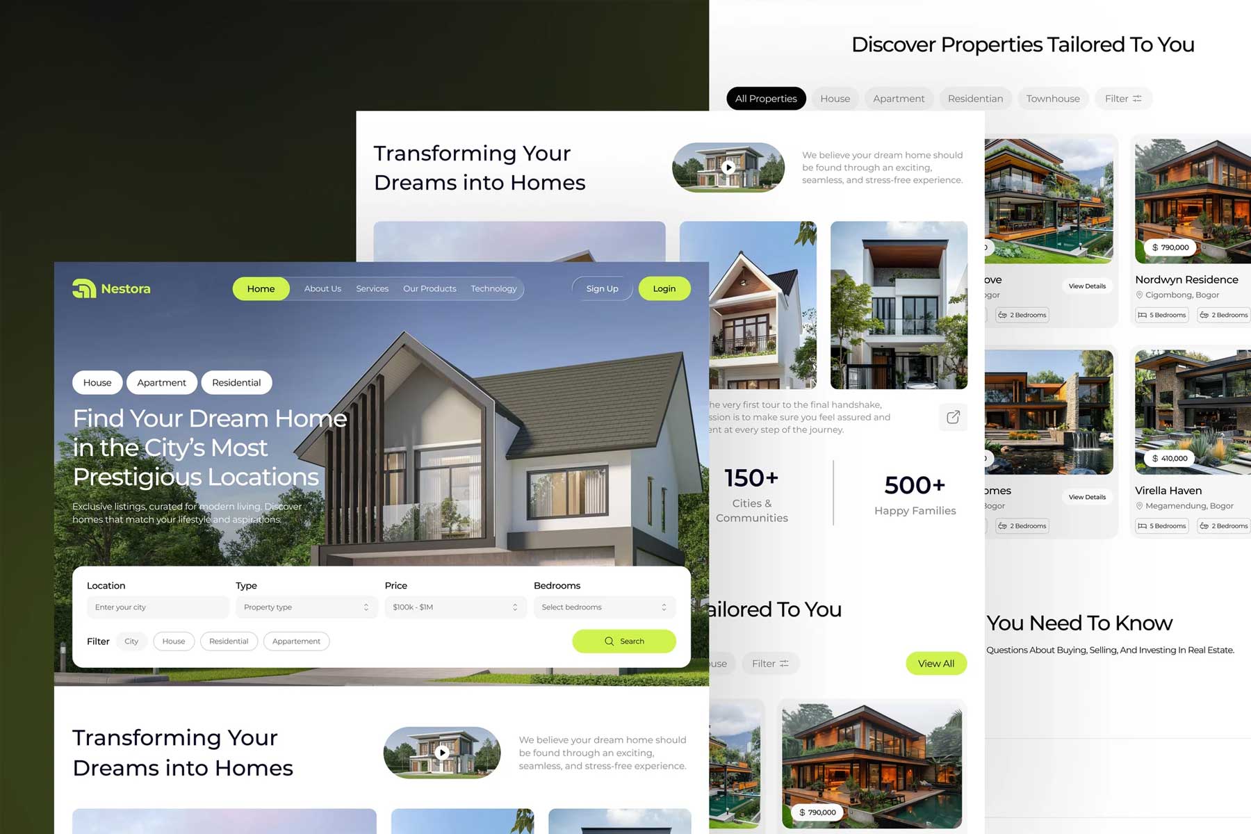Real Estate Website Design